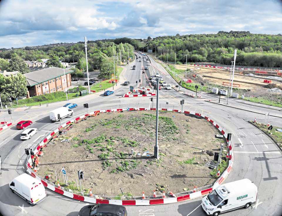 Works make progress in £44m roads revamp
