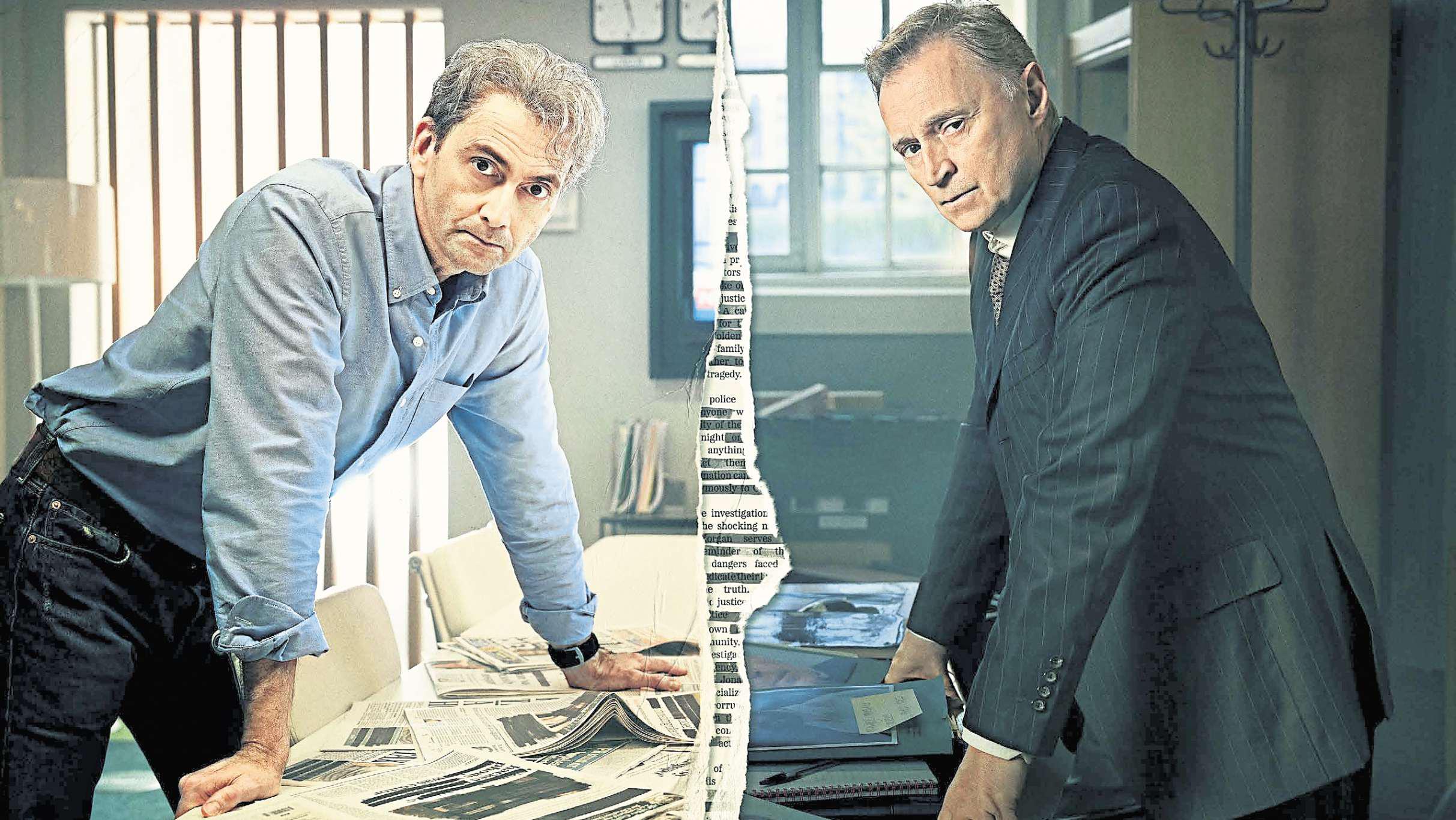 A tricksy, star-stuffed takedown of Fleet Street's worst practices