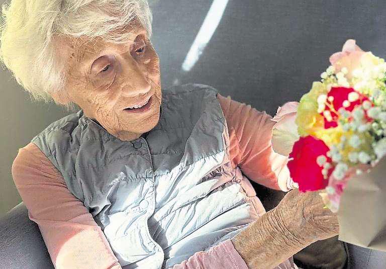 'A glass of wine a day!' Ilkley care home resident, 105, shares secret to long life