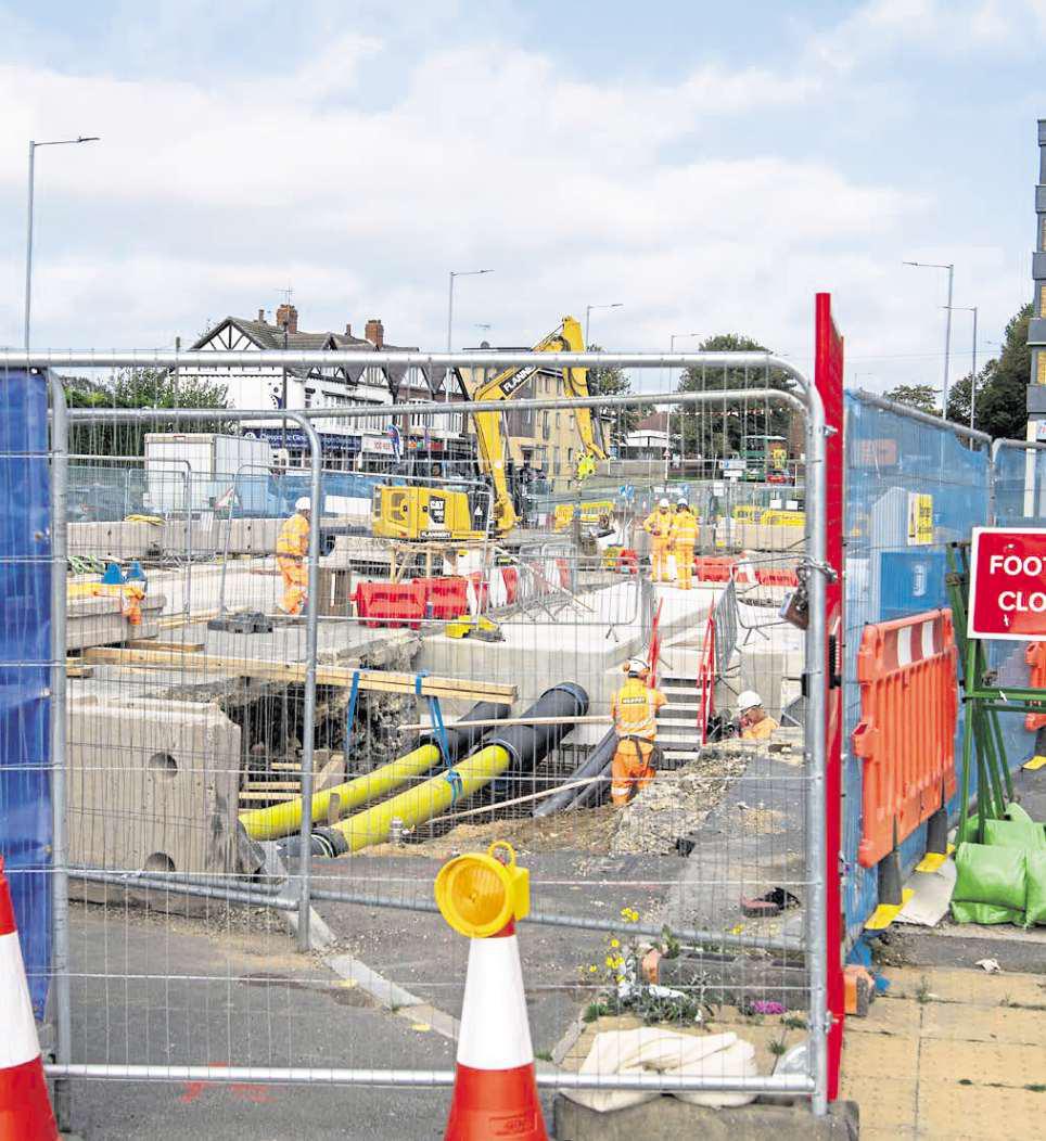 Cross Gates rail bridge works still running on time