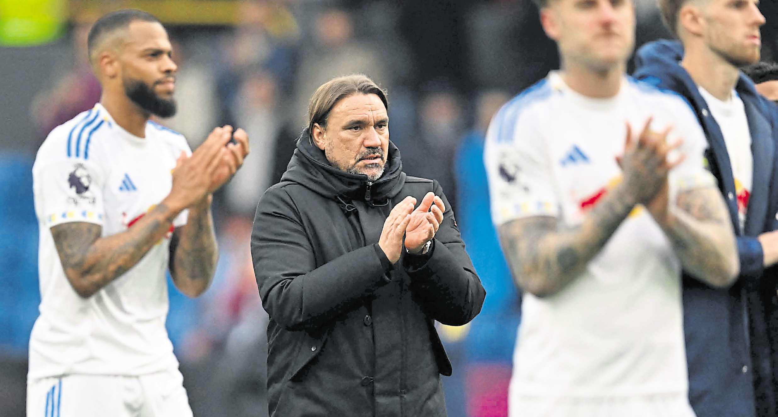 Farke won't make changes 'for the sake of it' after loss at Burnley