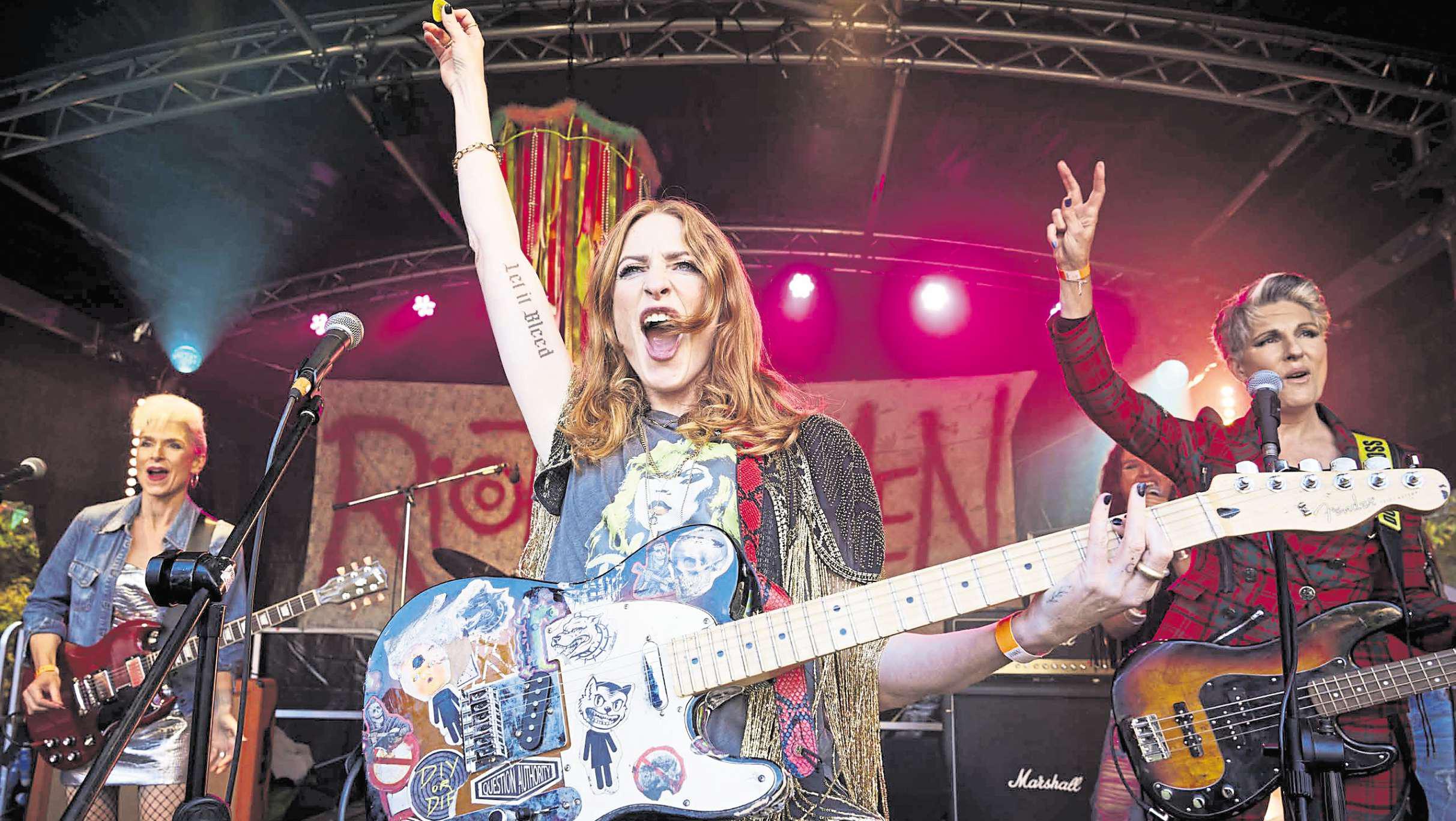 When the girl gang are all having a midlife crisis, best predict a riot