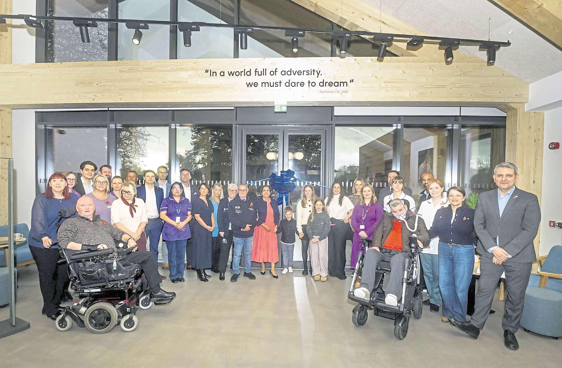 Rob's dream finally comes true as MND centre is oficially opened