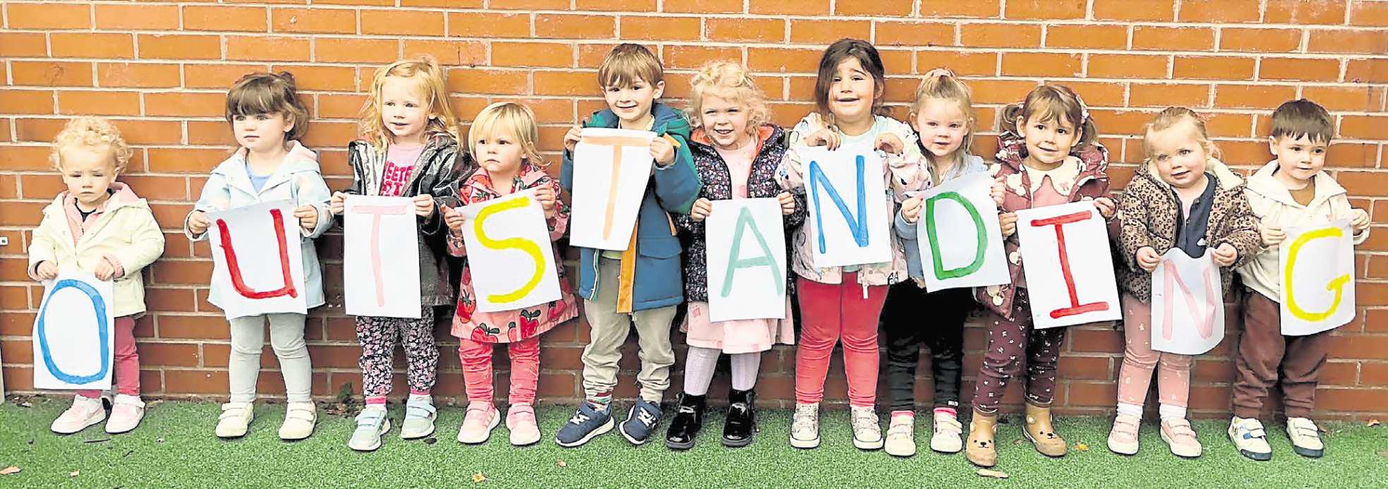 Children 'thrive' at nursery rated Outstanding in glowing report