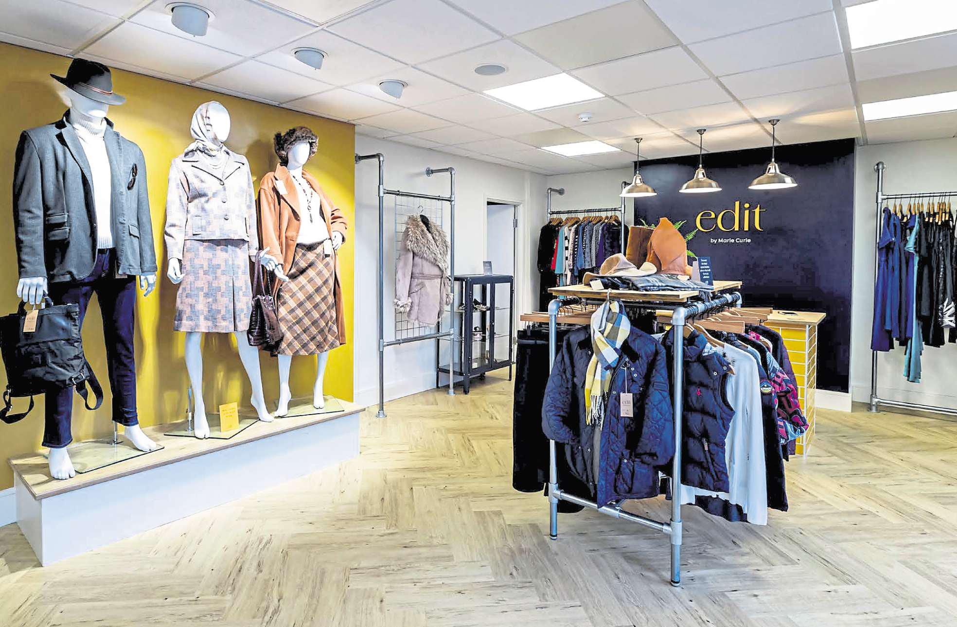 Clothing business is booming for 'high end' Marie Curie charity shop