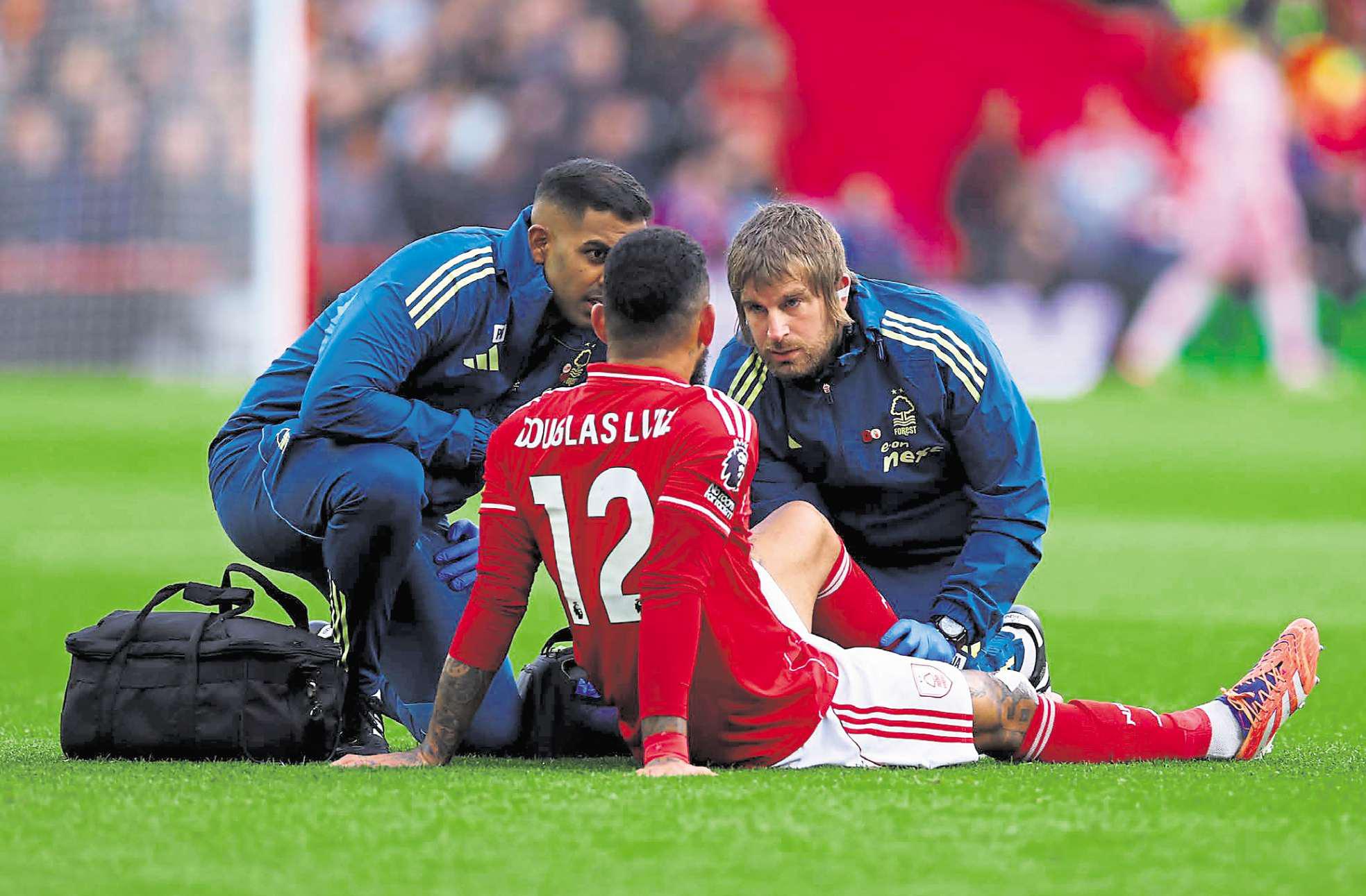 Key Brazilian midfielder Luiz added to Forest boss Dyche's injury woes