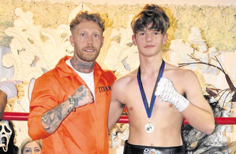 Talented teen spearhead's club's 15 wins - with first-round knockout