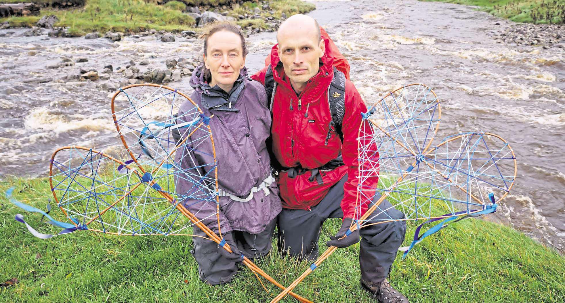 Couple walking the length of the Wharfe to fight for waterways