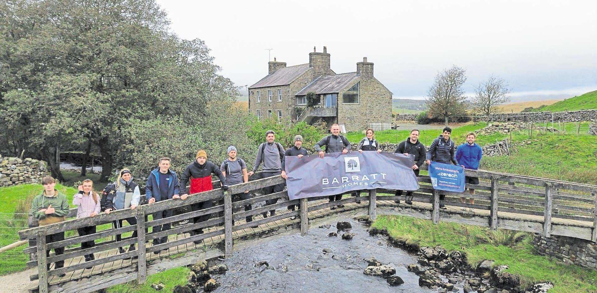 West Yorkshire homebuilder is taking fundraising to new heights for Leeds charity