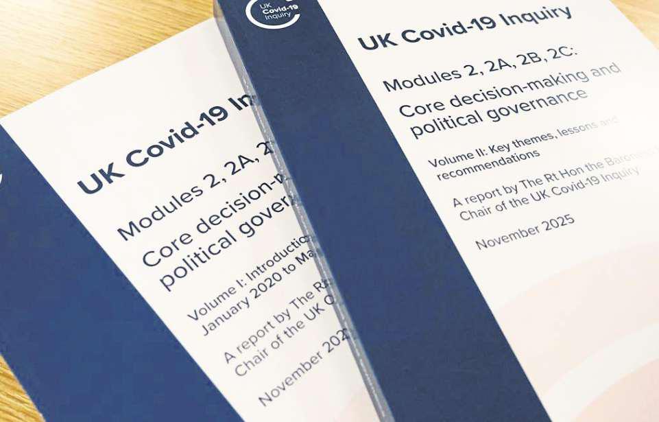 £100m: Cost so far of responding to Covid inquiry