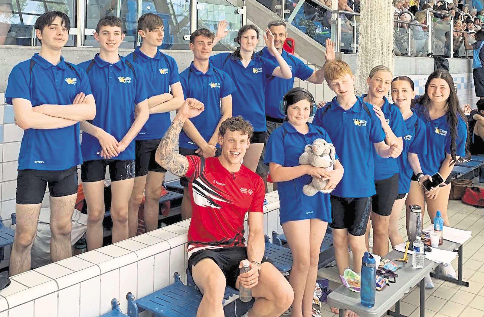 You're welcome: Stars triumph at Special Olympics swimming gala