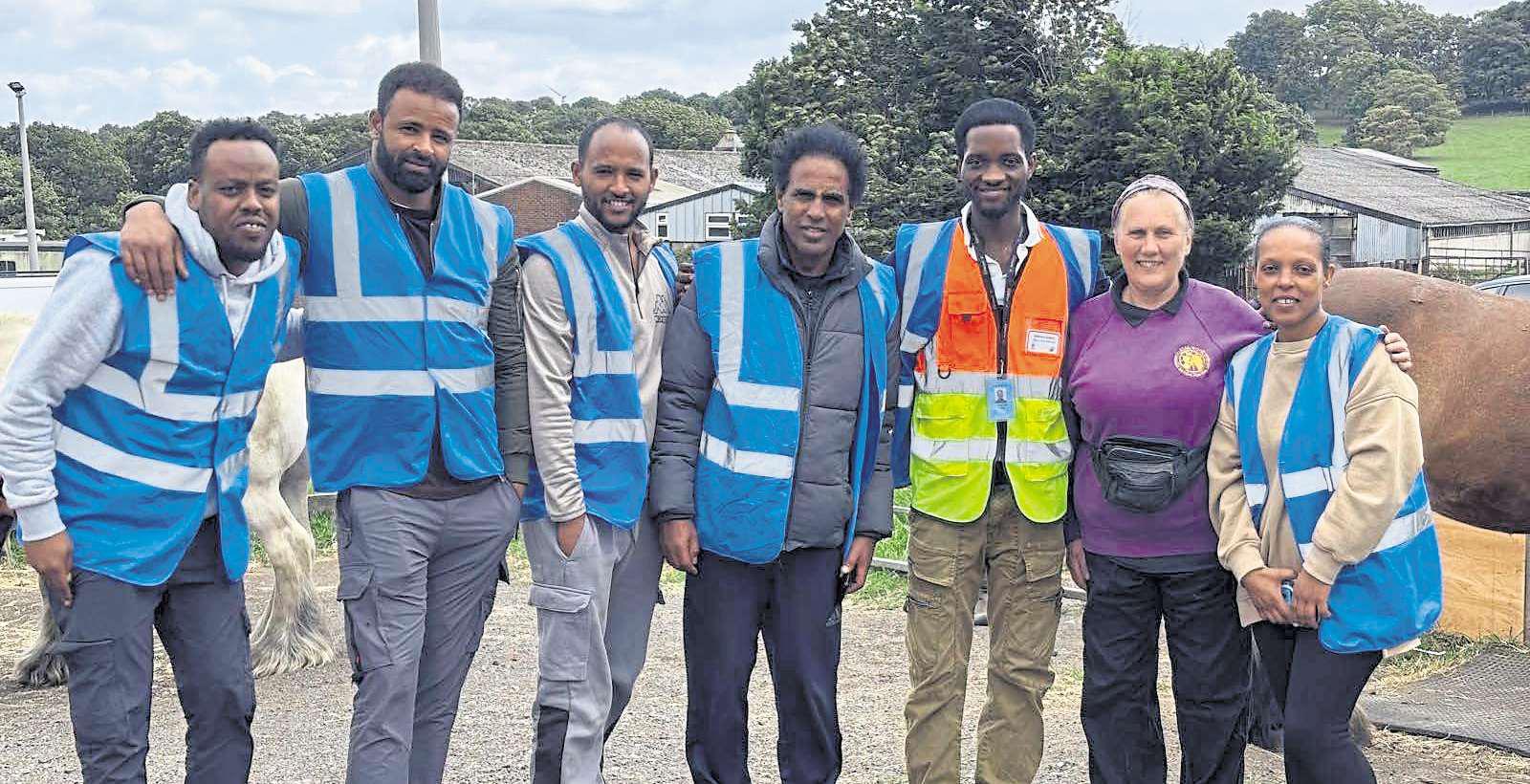 Flockton charity welcomes donation from Amazon team in Wakefield