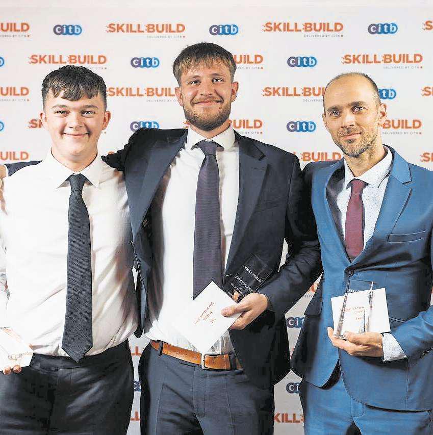 Leeds College of Building roofing apprentices scoop gold and silver awards at SkillBuild 2025 national final