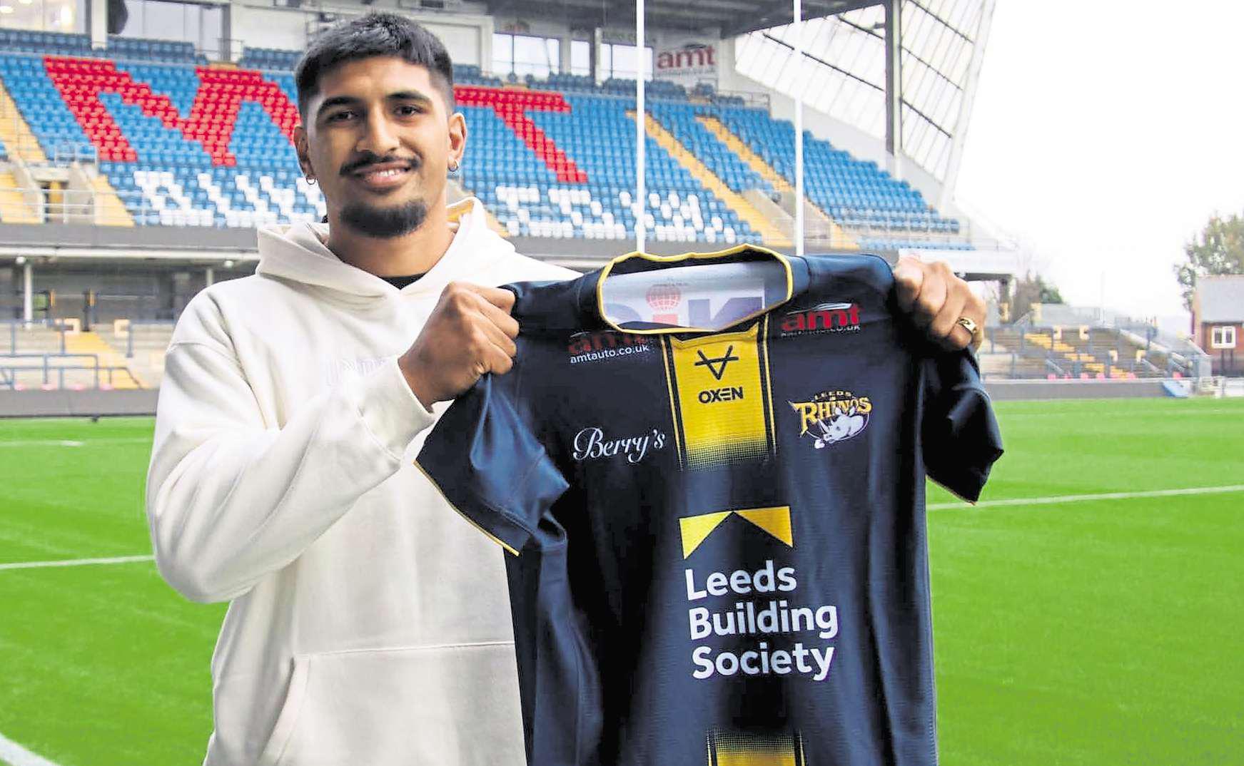 Rhinos new boy Mata'utia has lofty ambitions despite climate 'shock'