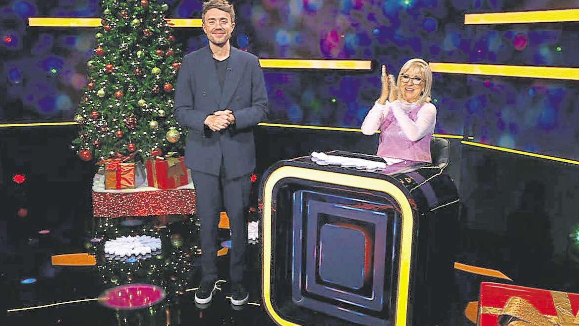 Sarah's dashing through the snow to the festive Finish Line