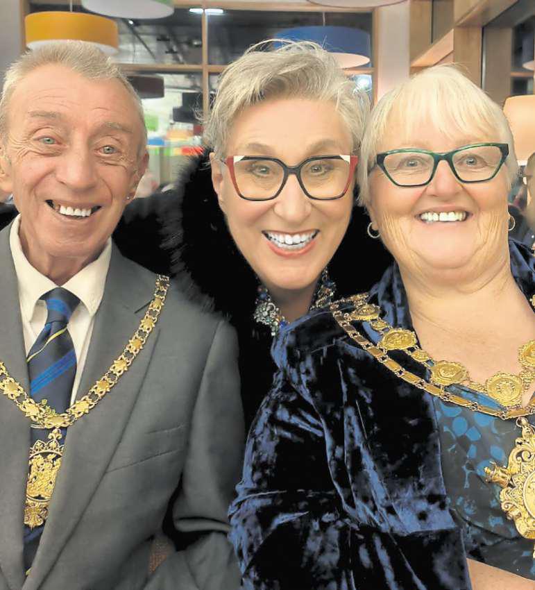 Dining out with members of a civic society