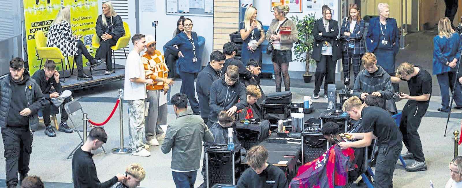 Yorkshire colleges unite in Leeds for major student hair & barbering event