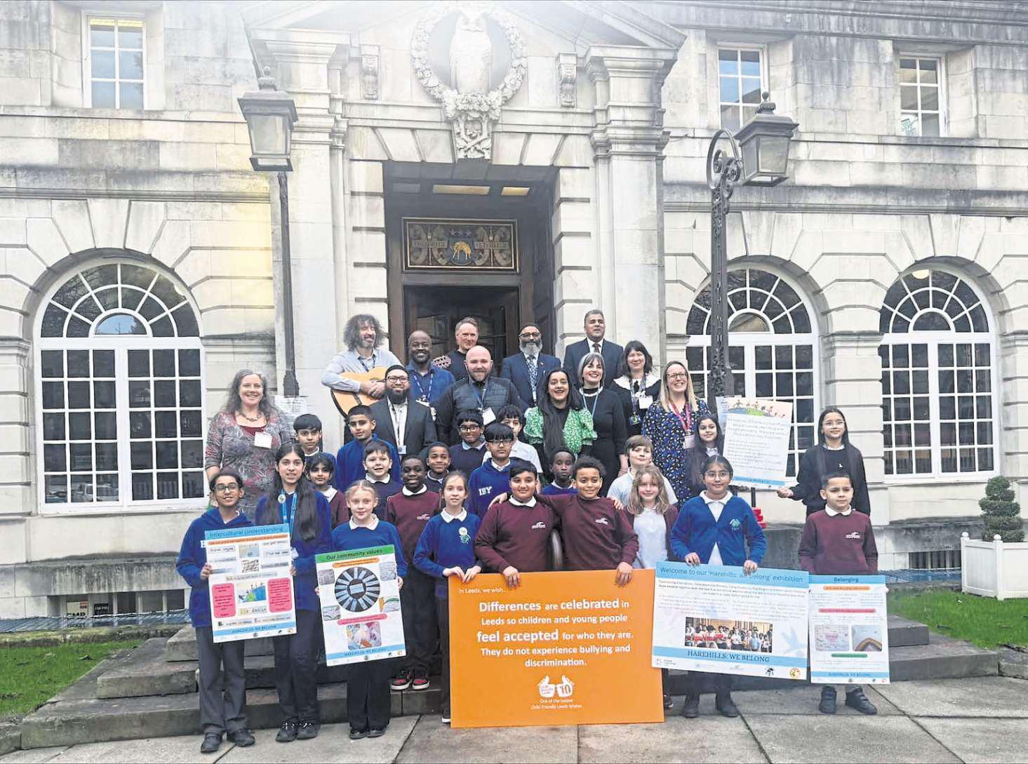 Inspirational pupils in tune against racism