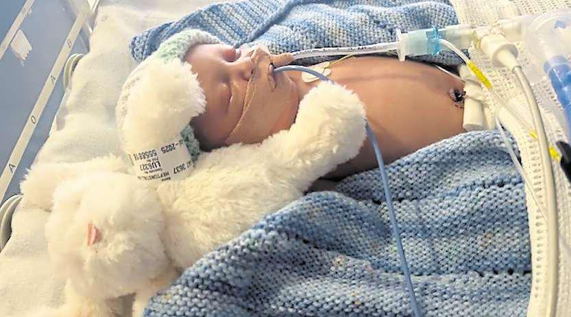 Family able to stay together as newborn Oscar fought for his life