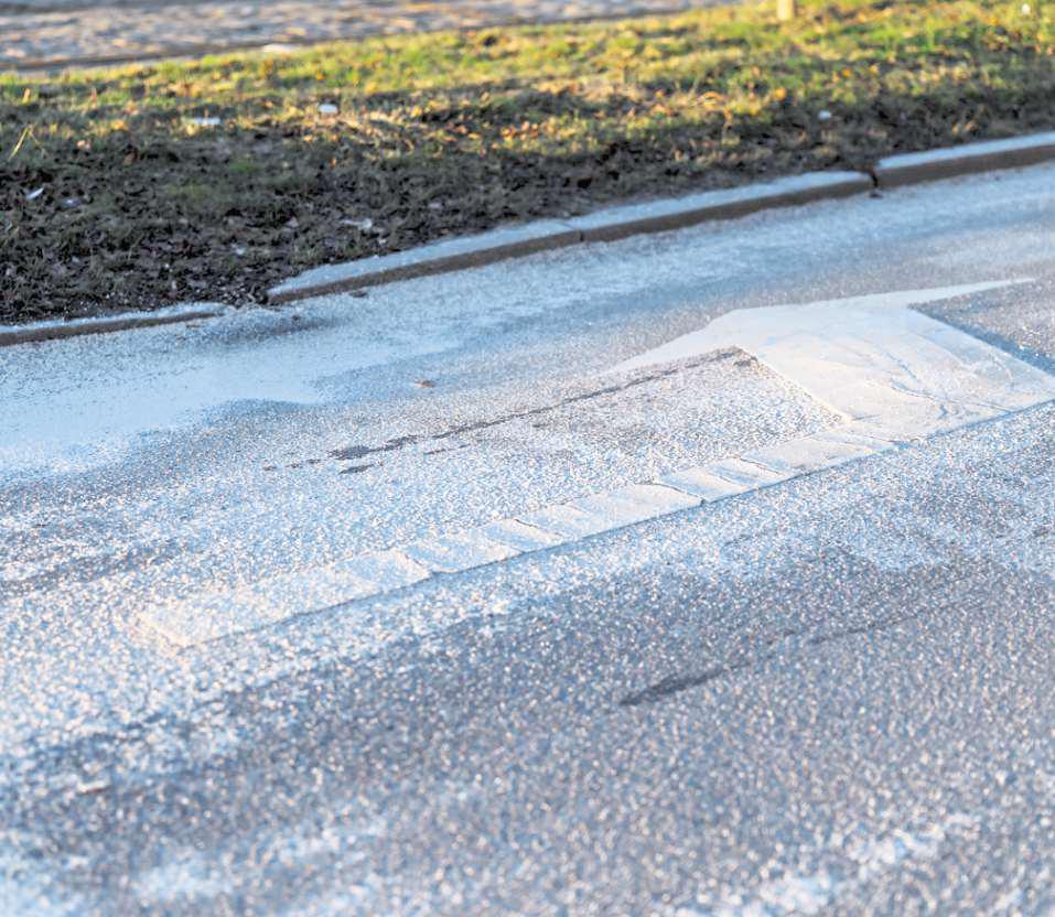 'Frightening' amount of faded road markings near-misses