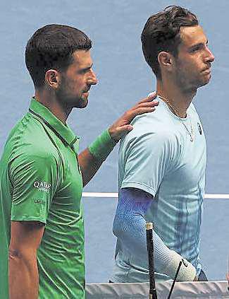 Out-of-sorts Djokovic is breathing a sigh of relief