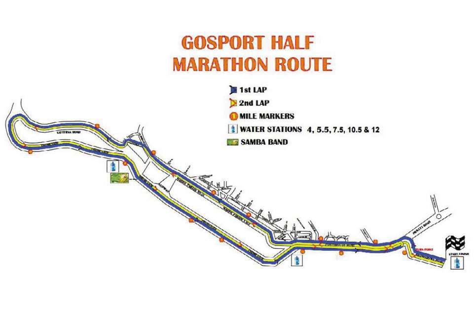 Gosport Half: The route, road closures and where to cheer