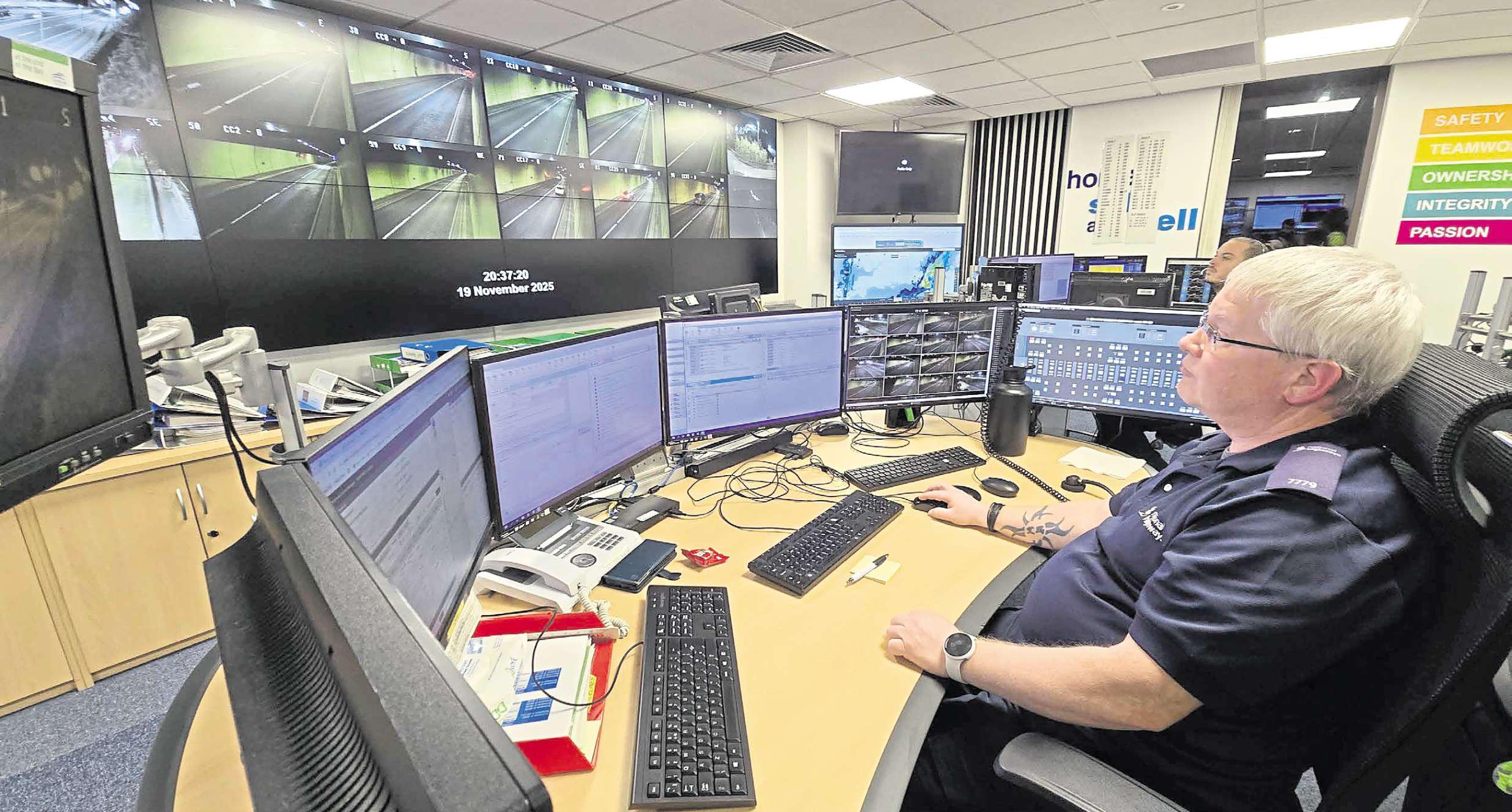 Hindhead Tunnel: The people who keep us safe 24 hours a day