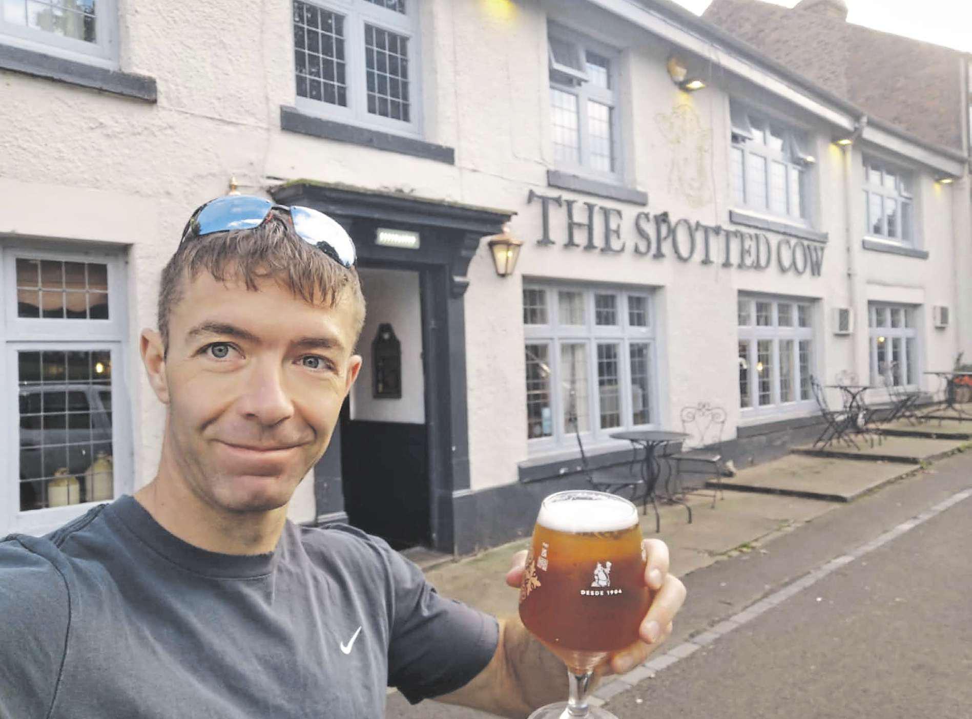 Man has a drink in every pub in town