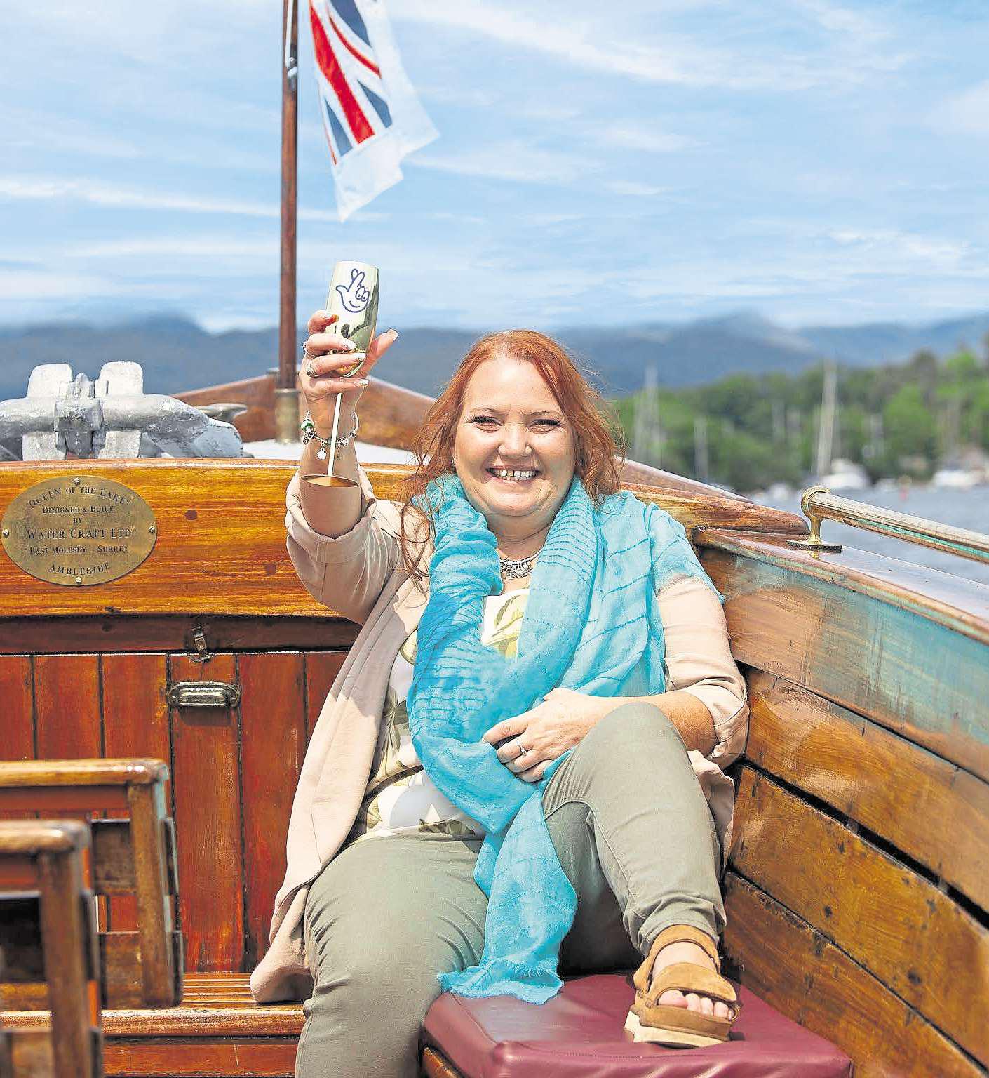 What a Lott big jackpot winner Joanne's done!