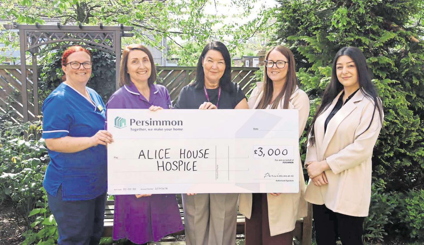 Hospice welcomes ‘generous donation’ from housebuilder