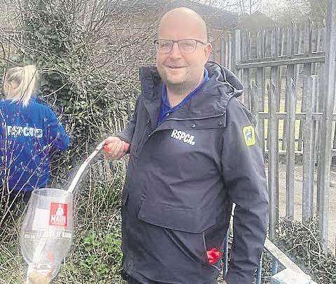 RSPCA team shocked at the litter left in city beauty spot