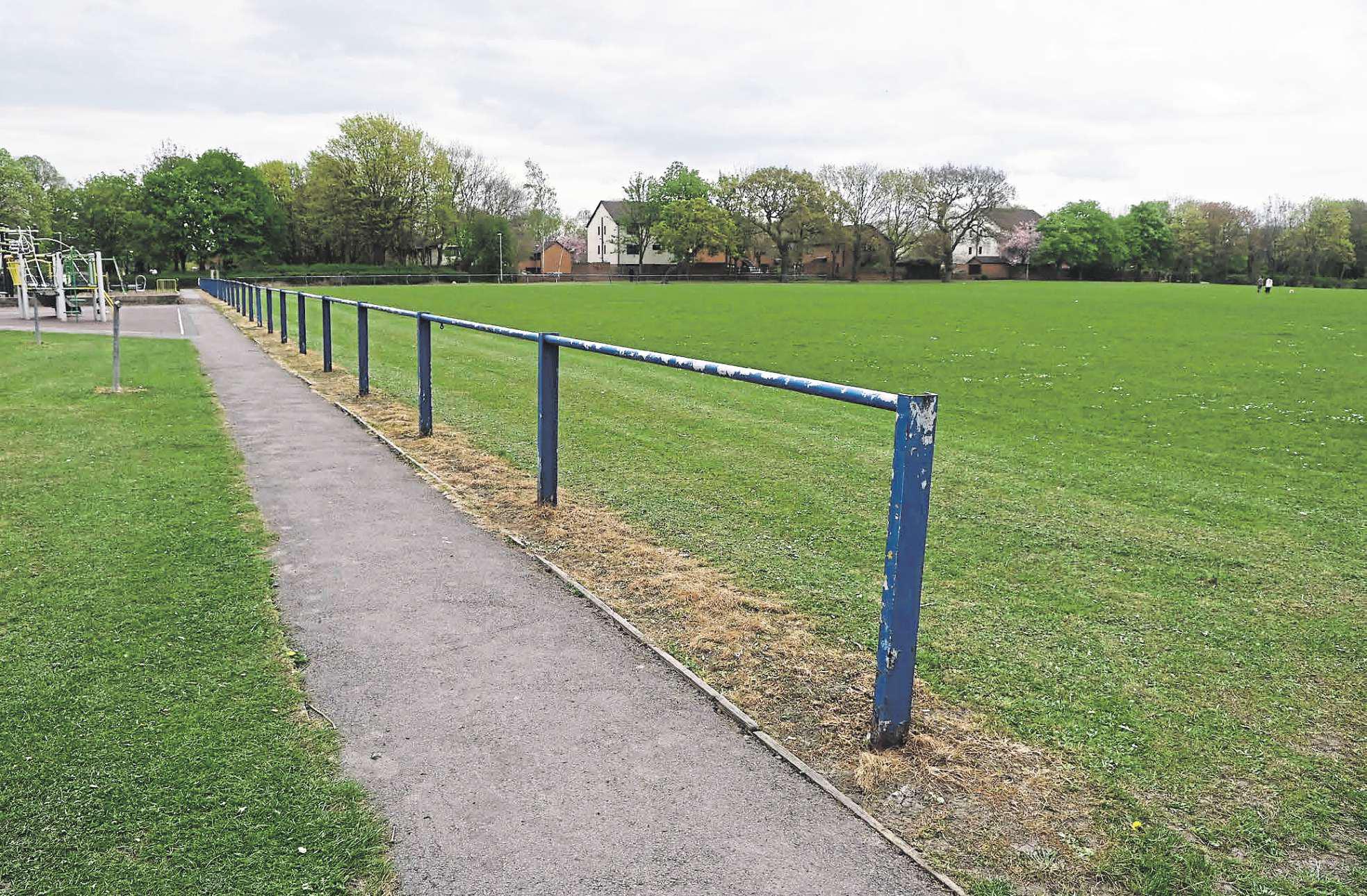 Action to combat motorbikes tearing up football pitch sites