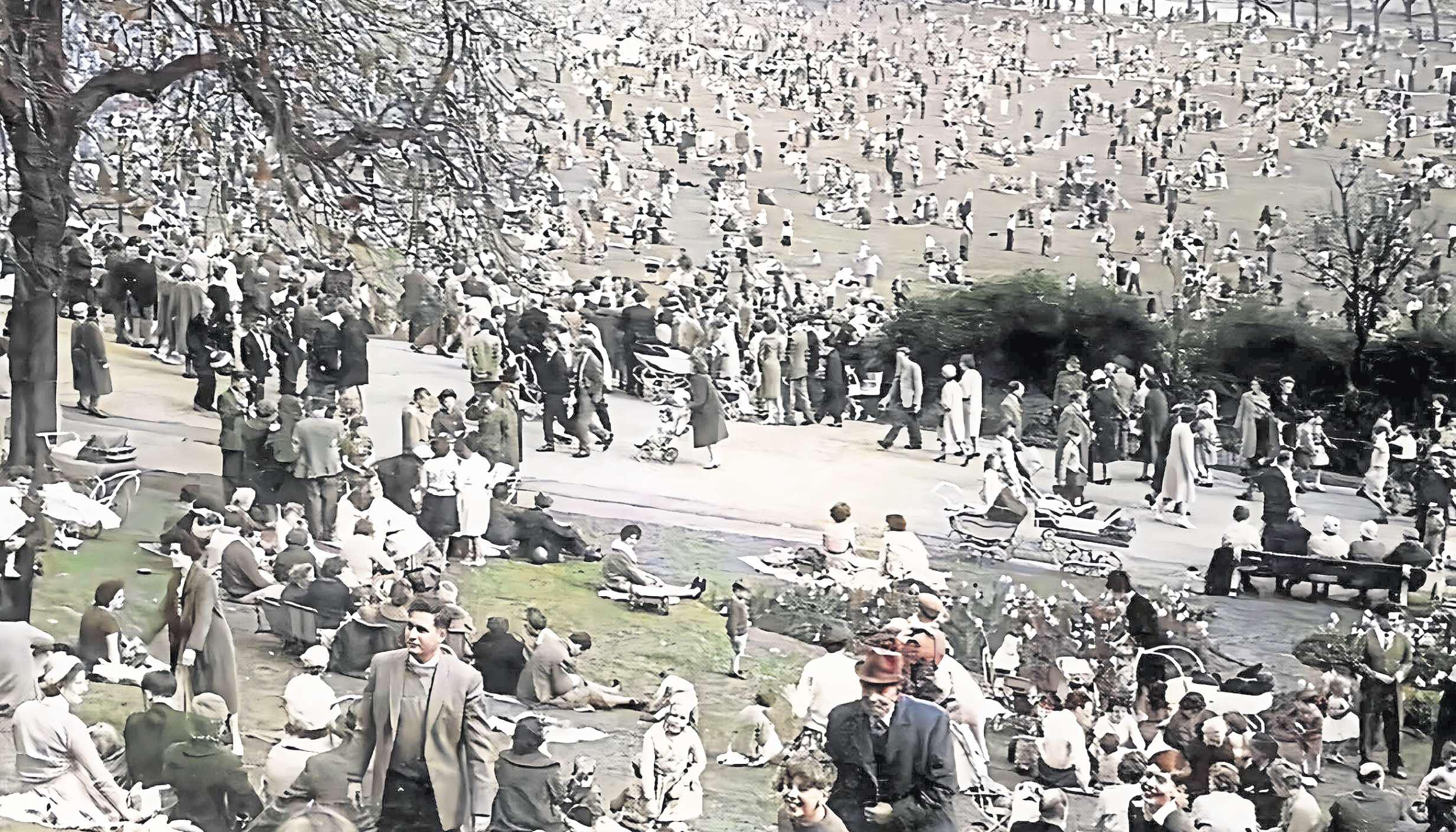 Seventy years ago... an Easter without the sun, but full of fun