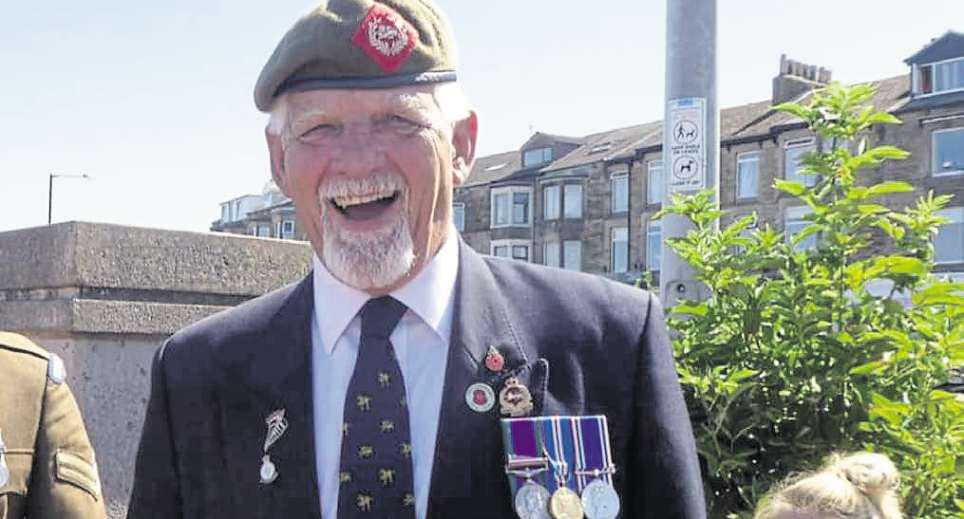 Parachute jump for hospice