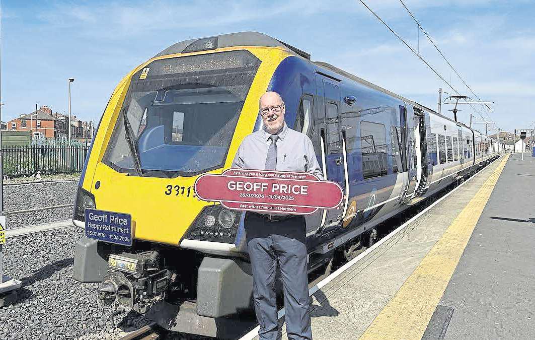 Geoff retires after almost half a century on the county's railways
