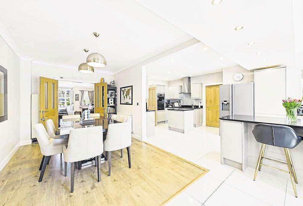 This lovely four-bed home sits on a private and exclusive estate