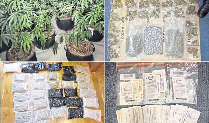 2,200 arrests and 616kg of drugs seized in 12 months
