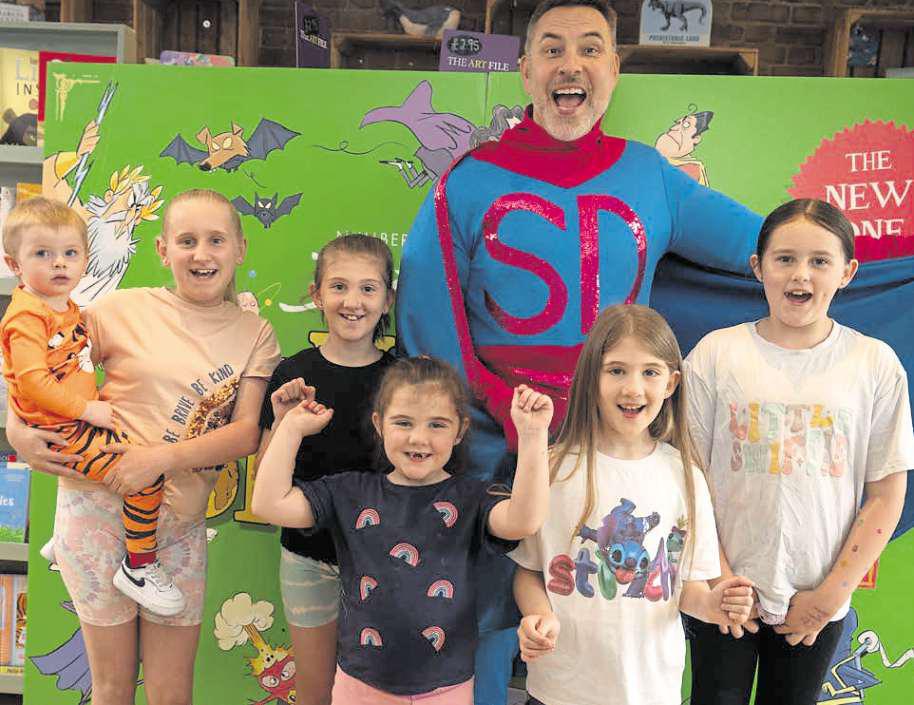 SuperDave flies in to meet fans