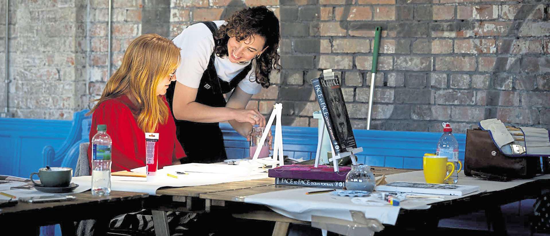 Brushwork at Chew's Yard