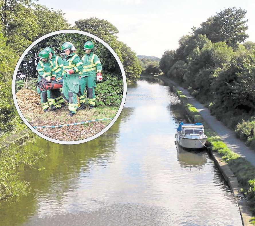 Dog owner's leg shredded by boat in rescue horror