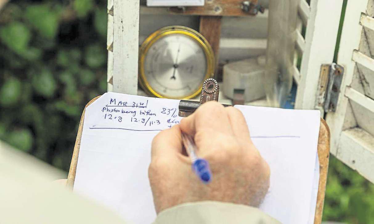 How pensioner Jim has kept a weather eye open for 60 years