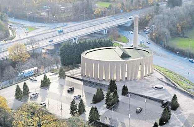 Landscaping plans are sign of progress on 'brick veil' mosque