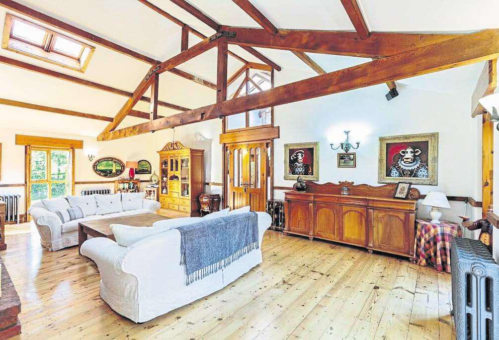 Stunning barn conversion offers luxury living in extensive grounds