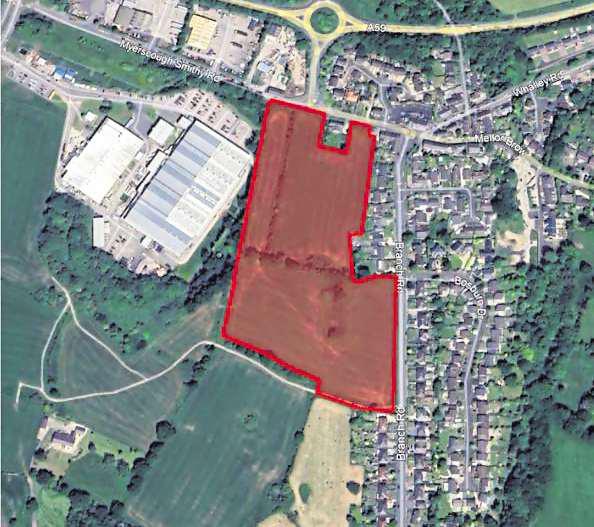 Village could soon get 121-home housing estate