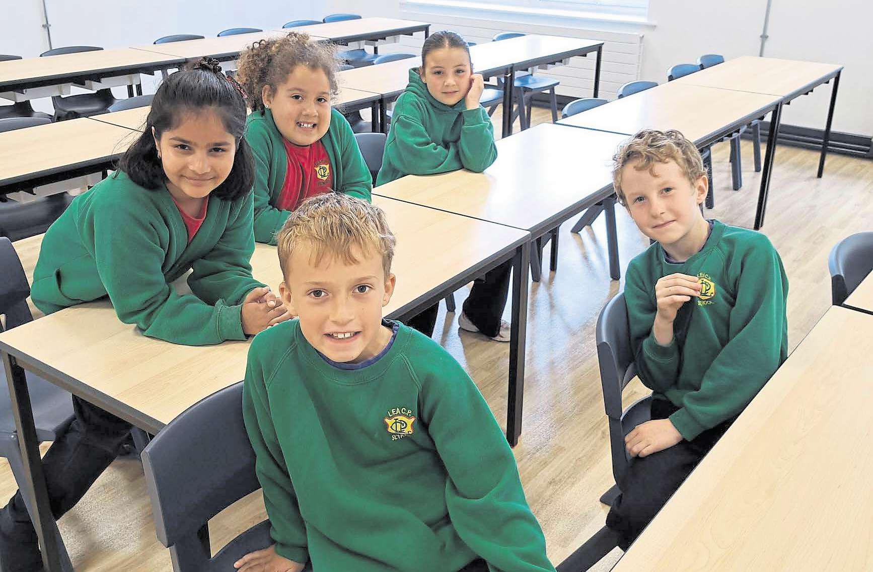 Pupils step into future as school grows with new classrooms and play areas
