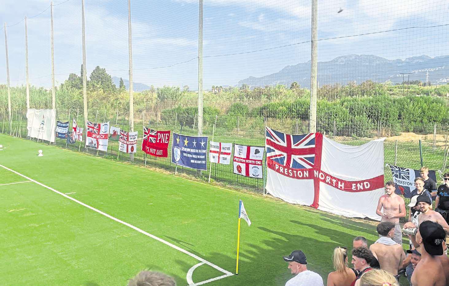 Benidorm takeover by Preston's 'Spud Army'