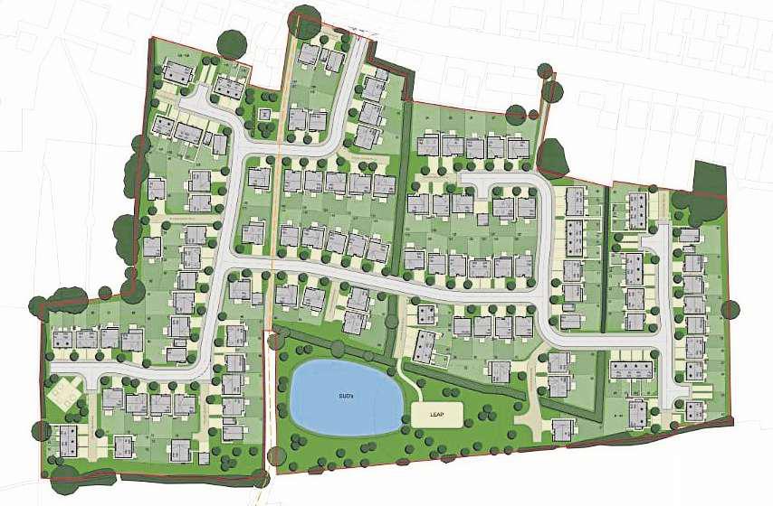 Developer announces plans for 140-home housing estate