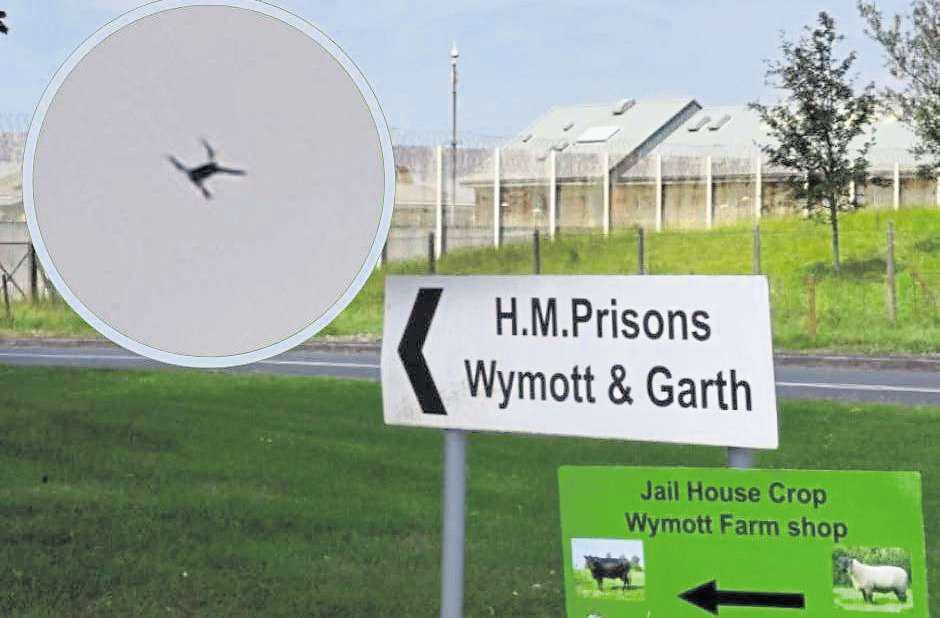 Residents capture footage of 'drug drones' in flight at jails