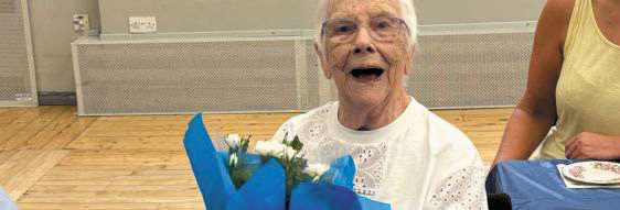 Agnes still grooving at 90+ as favourite community yoga/dance class celebrates 20 years