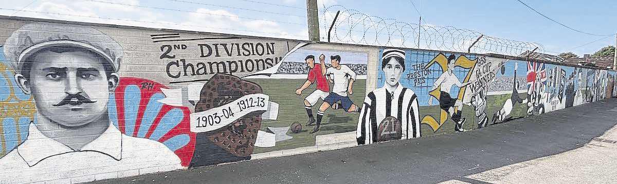 Mural captures proud history of Preston North End